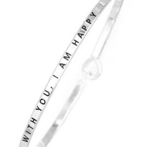 With You I Am Happy Bracelet